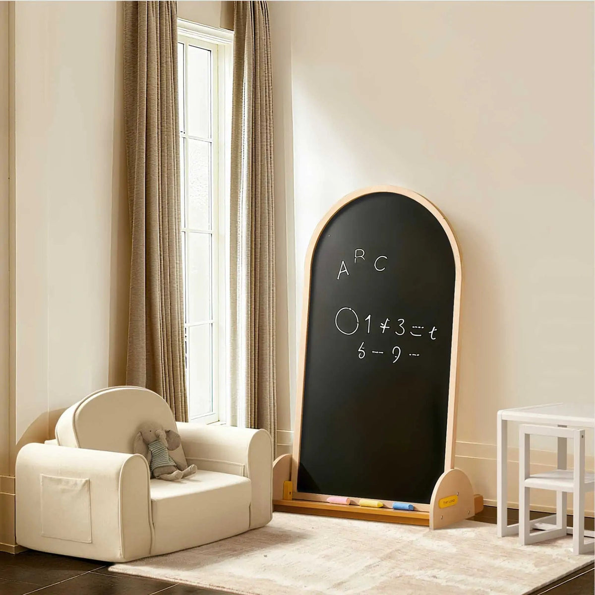 Tiny Land® Double-Sided Arched Magnet Chalkboard - The Baby Penguin