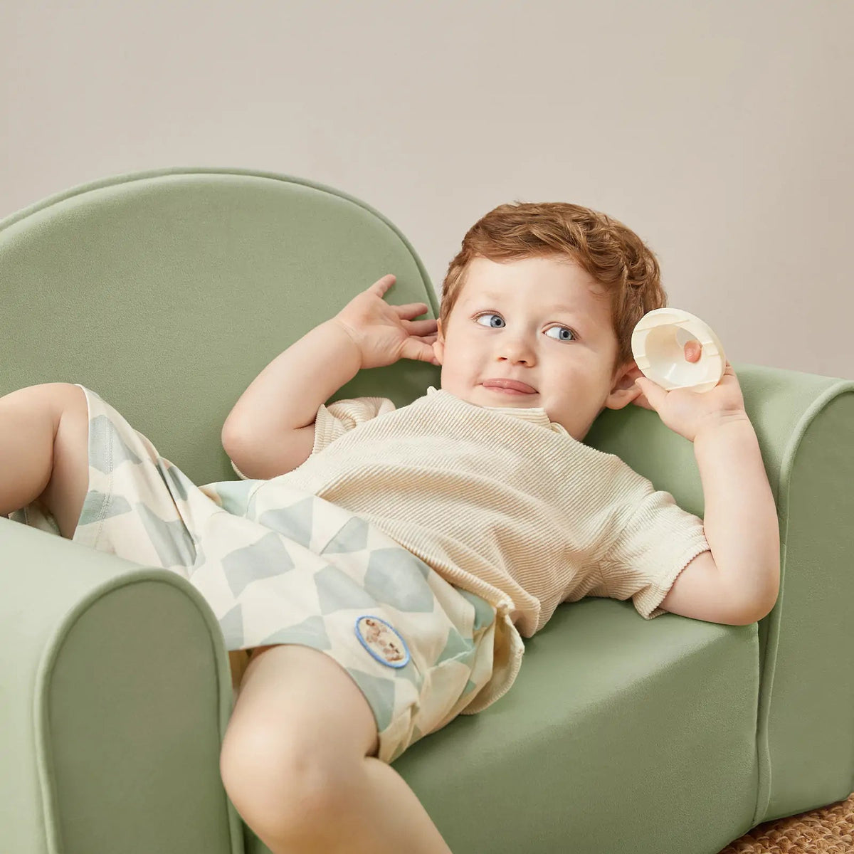 Tiny Land® GentleSnug Kid Chair - Sage - The Baby Penguin