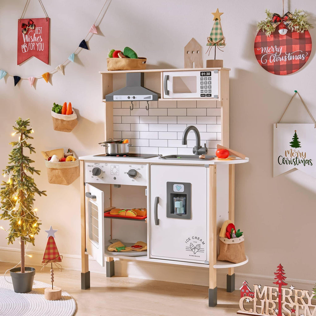 Tiny Land® Interactive Play Kitchen with Sounds & Cookware - The Baby Penguin
