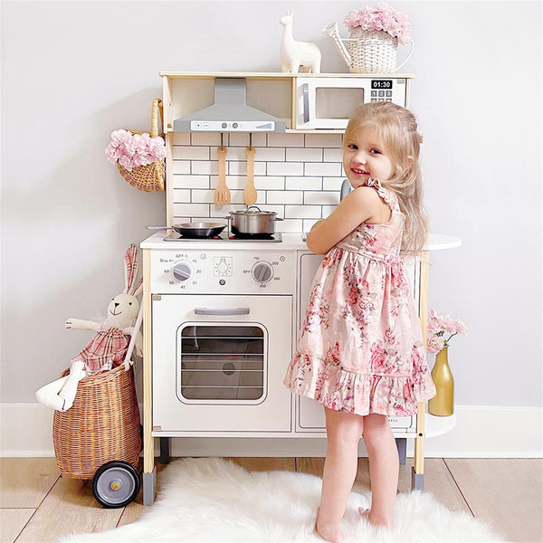 Tiny Land® Interactive Play Kitchen with Sounds & Cookware - The Baby Penguin