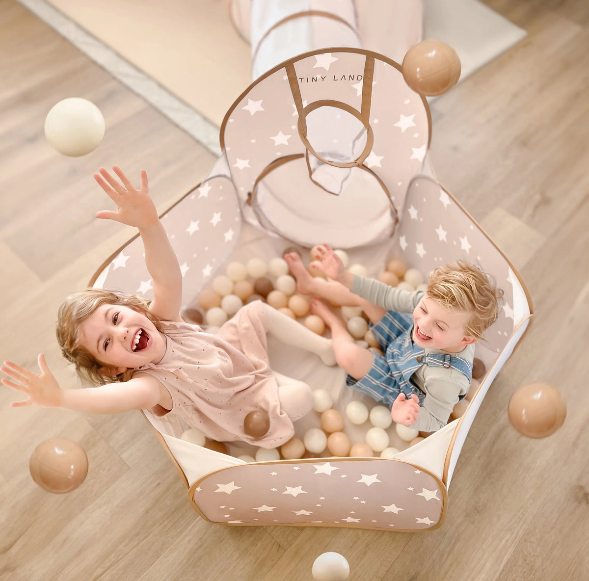 Tiny Land® Ocean Ball - 200 pcs with Varied Colors | Ball Pit Accessories | The Baby Penguin