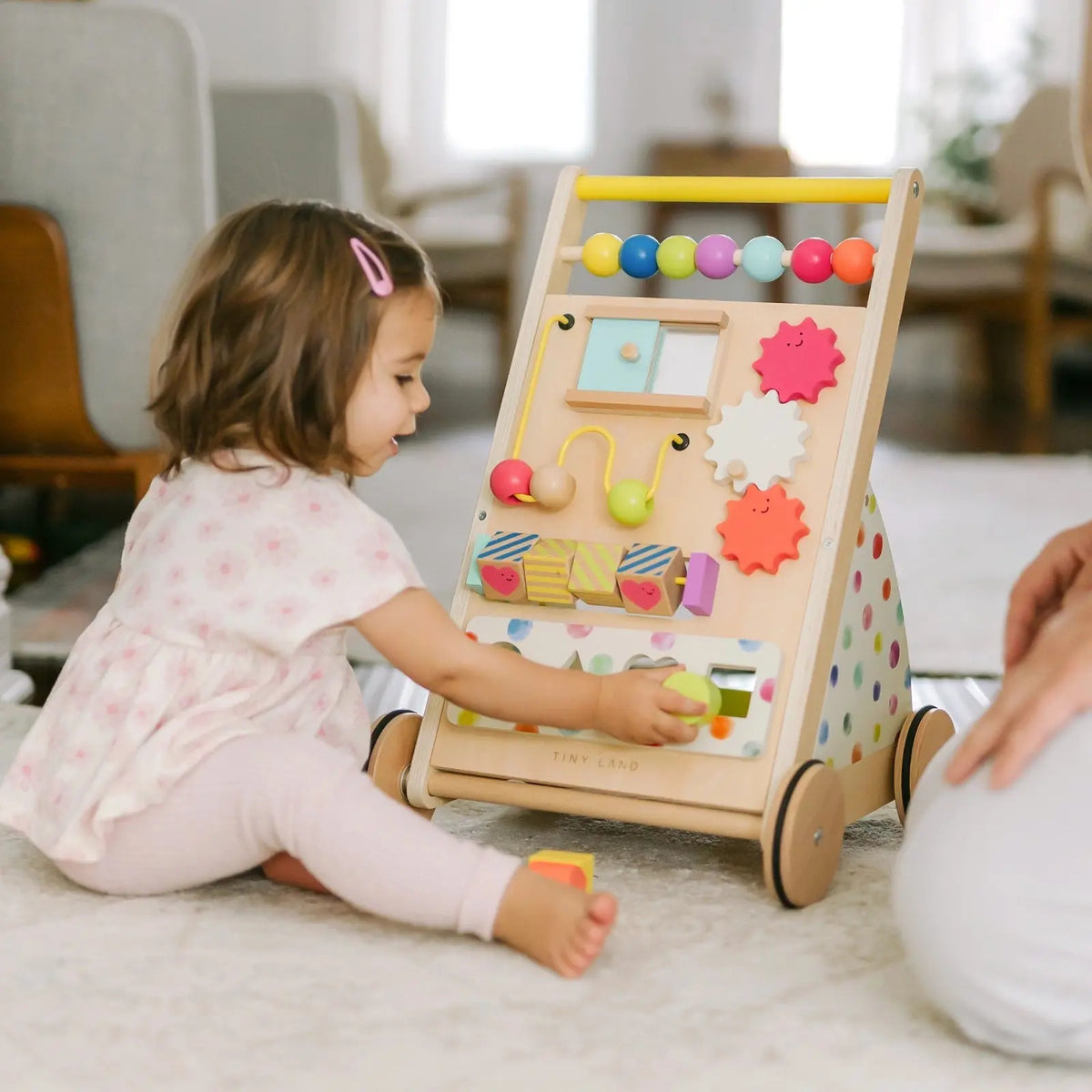 Tiny Land® Premium Natural Wooden Activity Walker by Tiny Land INC – additional product view