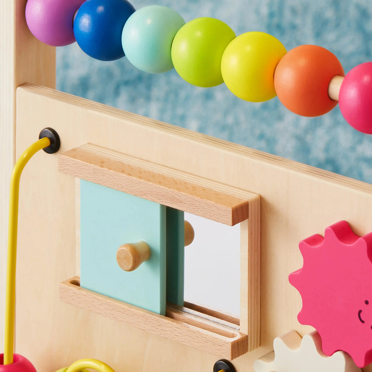 Tiny Land® Premium Natural Wooden Activity Walker | baby walker | The Baby Penguin