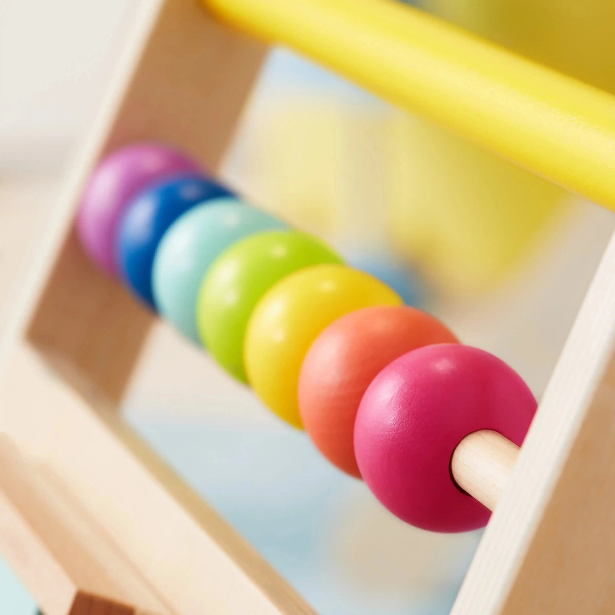 Tiny Land® Premium Natural Wooden Activity Walker | baby walker | The Baby Penguin