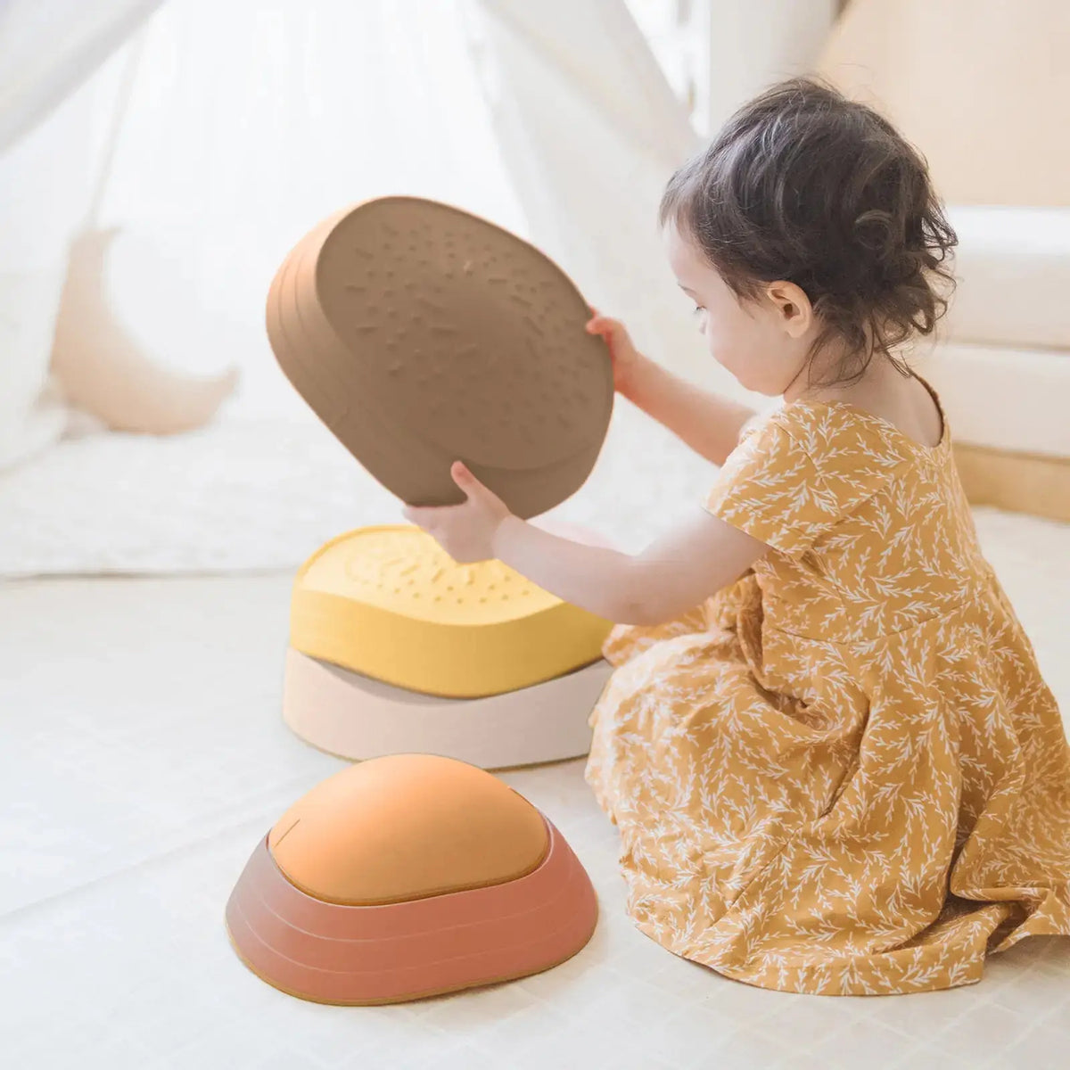 Tiny Land® Stepping Stones - Sunset Hues | stepping stones | The Baby Penguin
