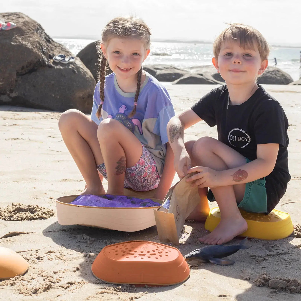 Tiny Land® Stepping Stones - Sunset Hues | stepping stones | The Baby Penguin