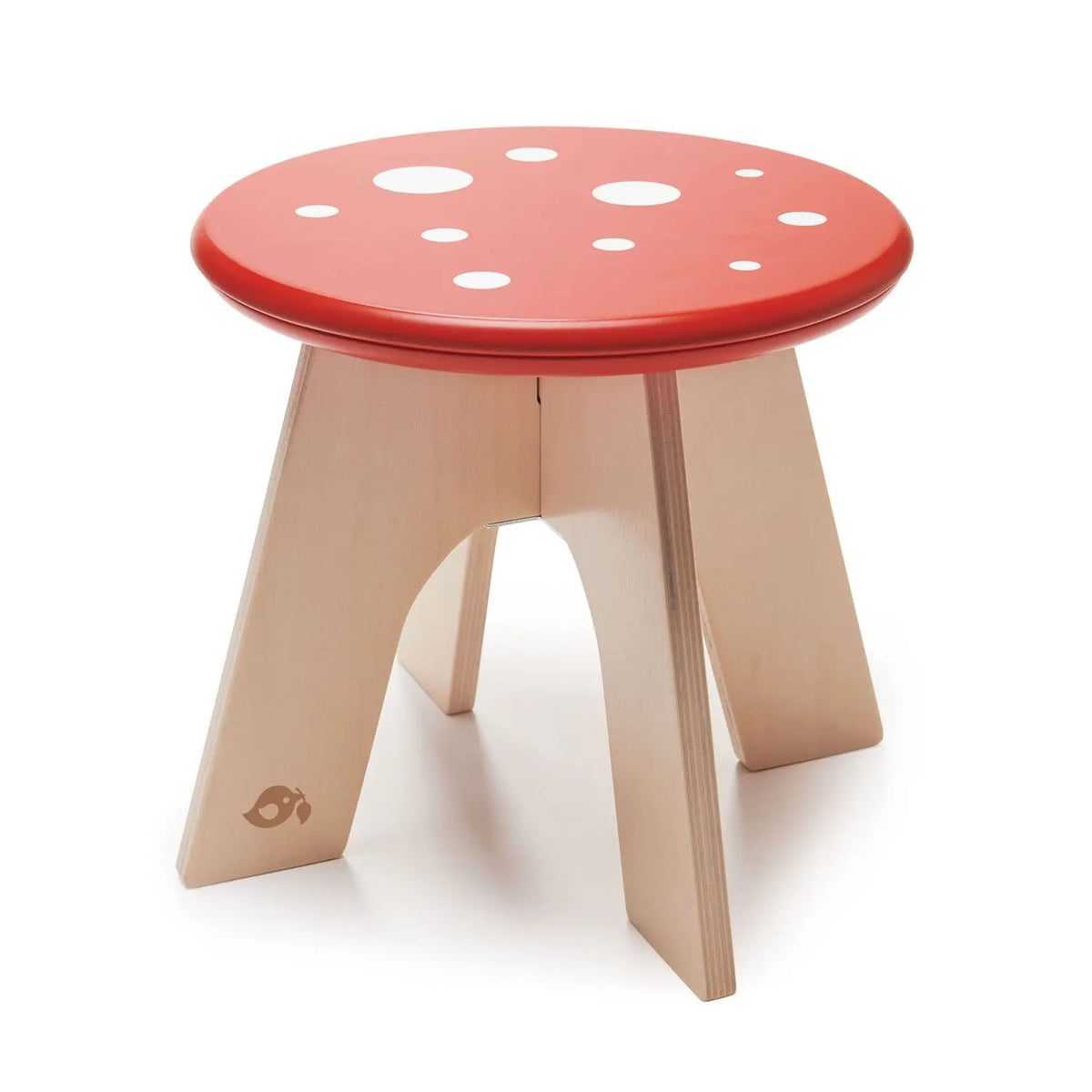 Tender Leaf Toadstool Wooden Stool for Kids
