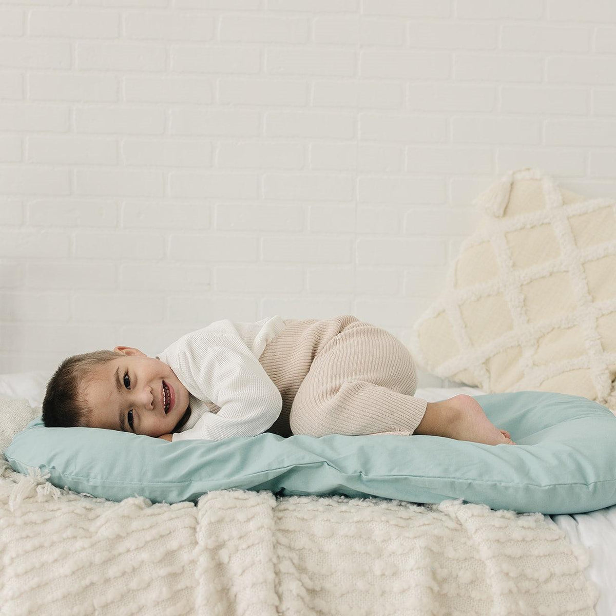 Toddler Lounger Covers - Stone - The Baby Penguin