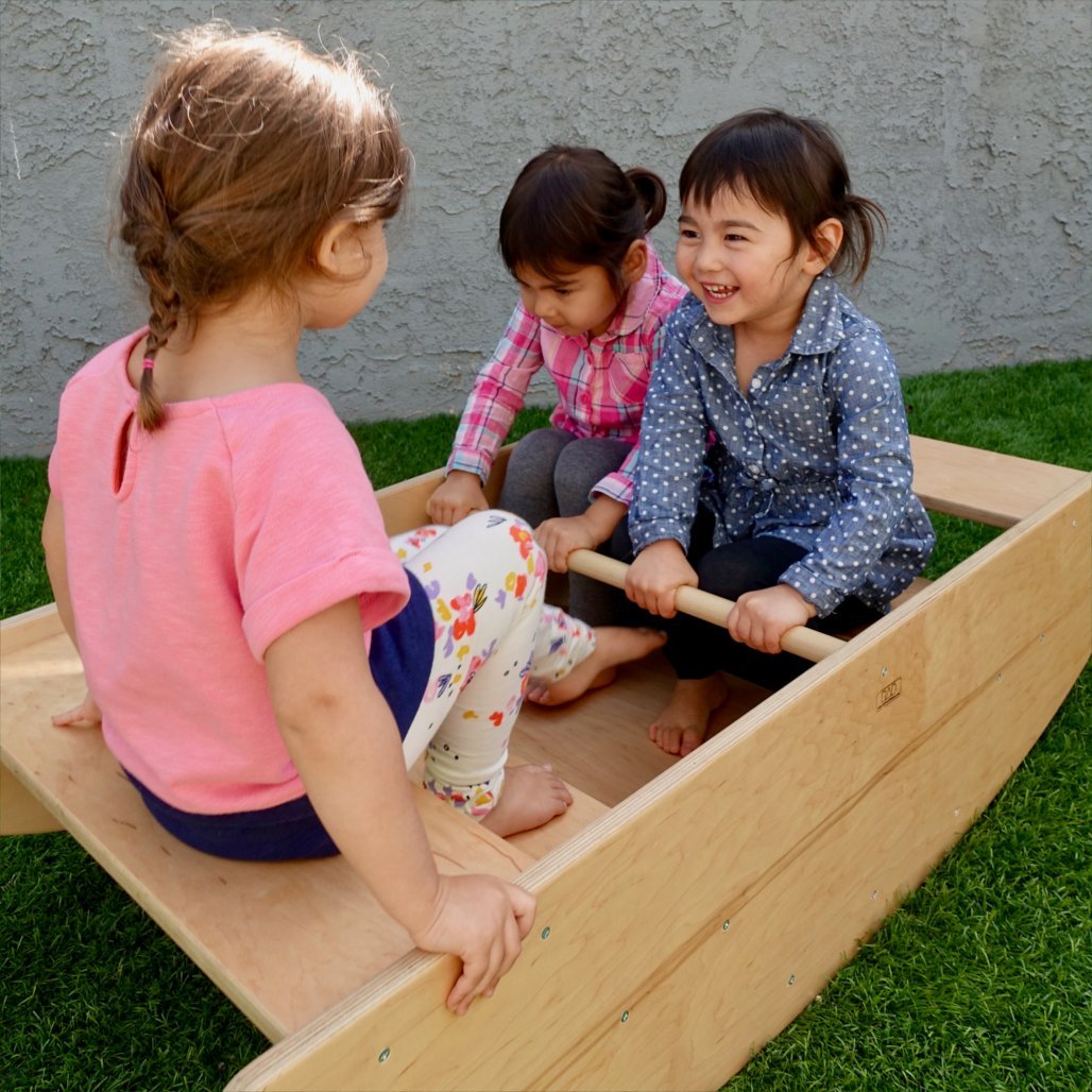 Toddlers Rocking Boat / Steps - The Baby Penguin
