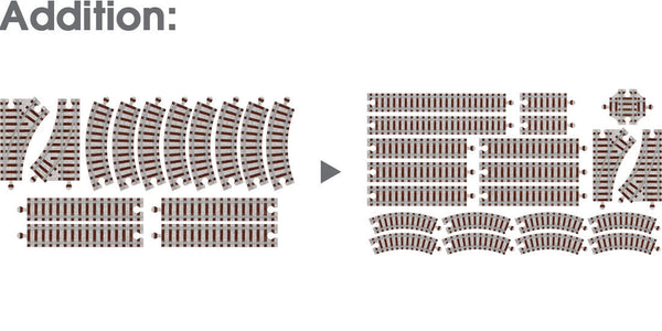 Train Track Pack #1 | USA NameTrains - The Baby Penguin