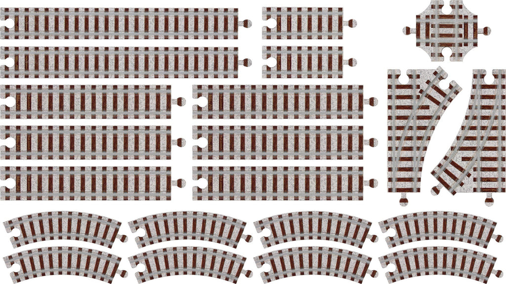 Train Track Pack #2 | USA NameTrains - The Baby Penguin