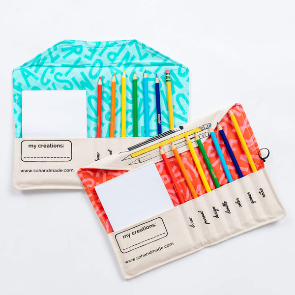 Travel Pencil Case: 