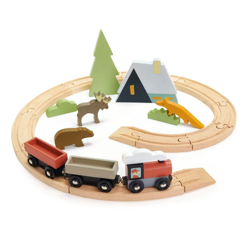  Treetops Train Set Tender Leaf 