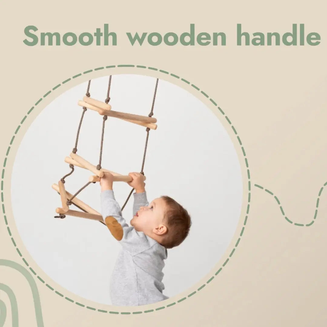 Triangle rope ladder for kids - The Baby Penguin