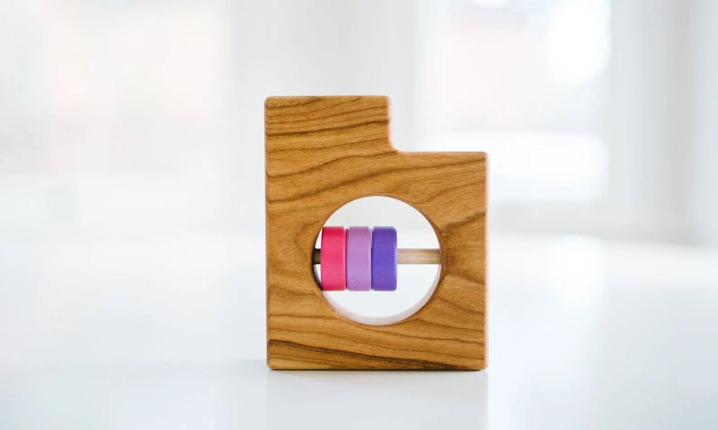 Utah State Wooden Baby Rattle™ | Made in the USA | Rattles | The Baby Penguin