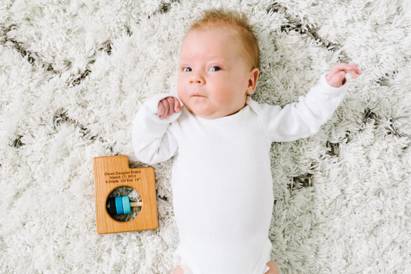 Utah State Wooden Baby Rattle™ | Made in the USA | Rattles | The Baby Penguin