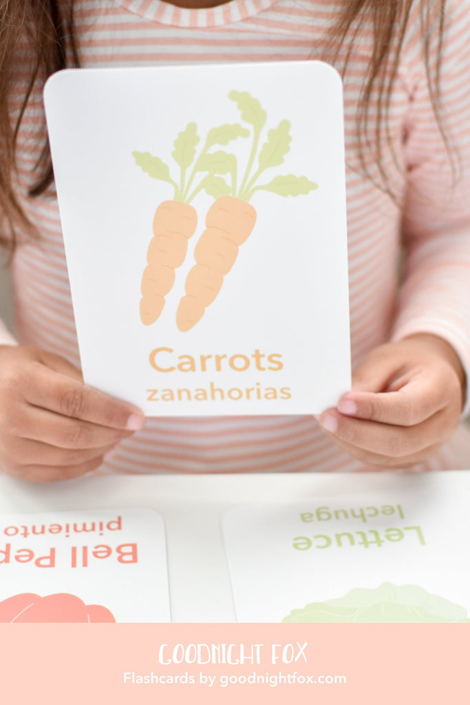 Vegetable Flashcards - The Baby Penguin