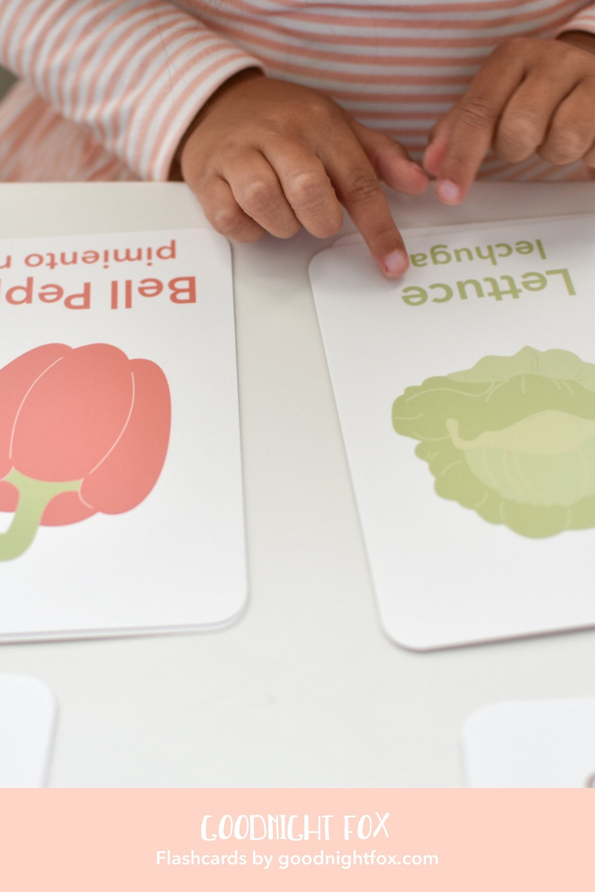 Vegetable Flashcards - The Baby Penguin