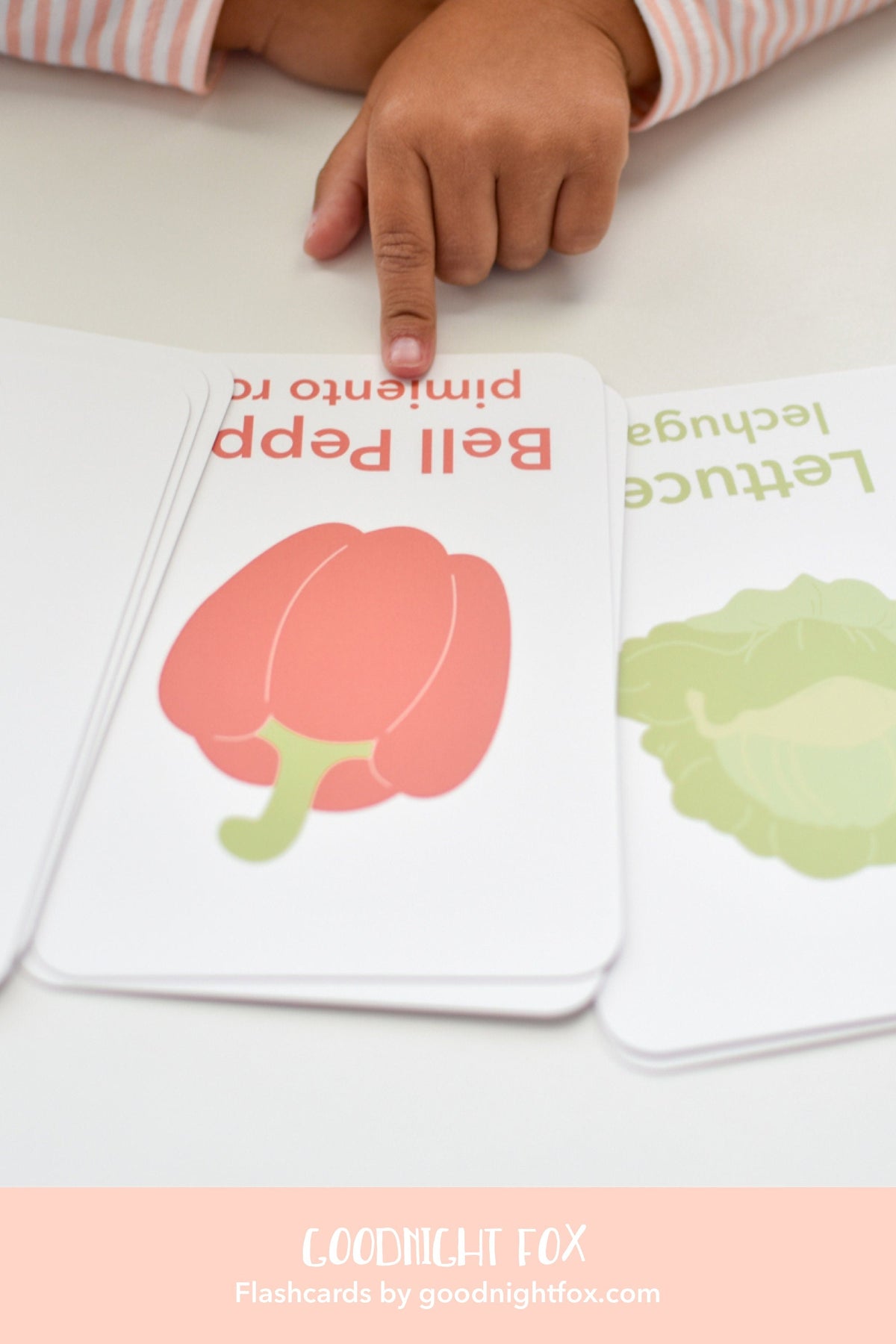 Vegetable Flashcards - The Baby Penguin