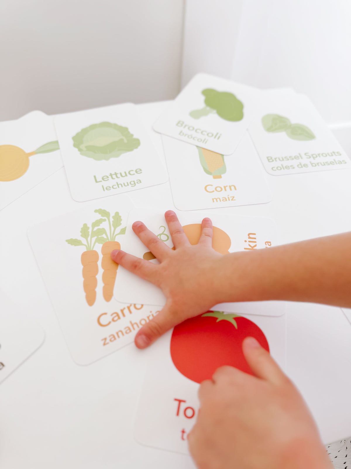 Vegetable Flashcards - The Baby Penguin
