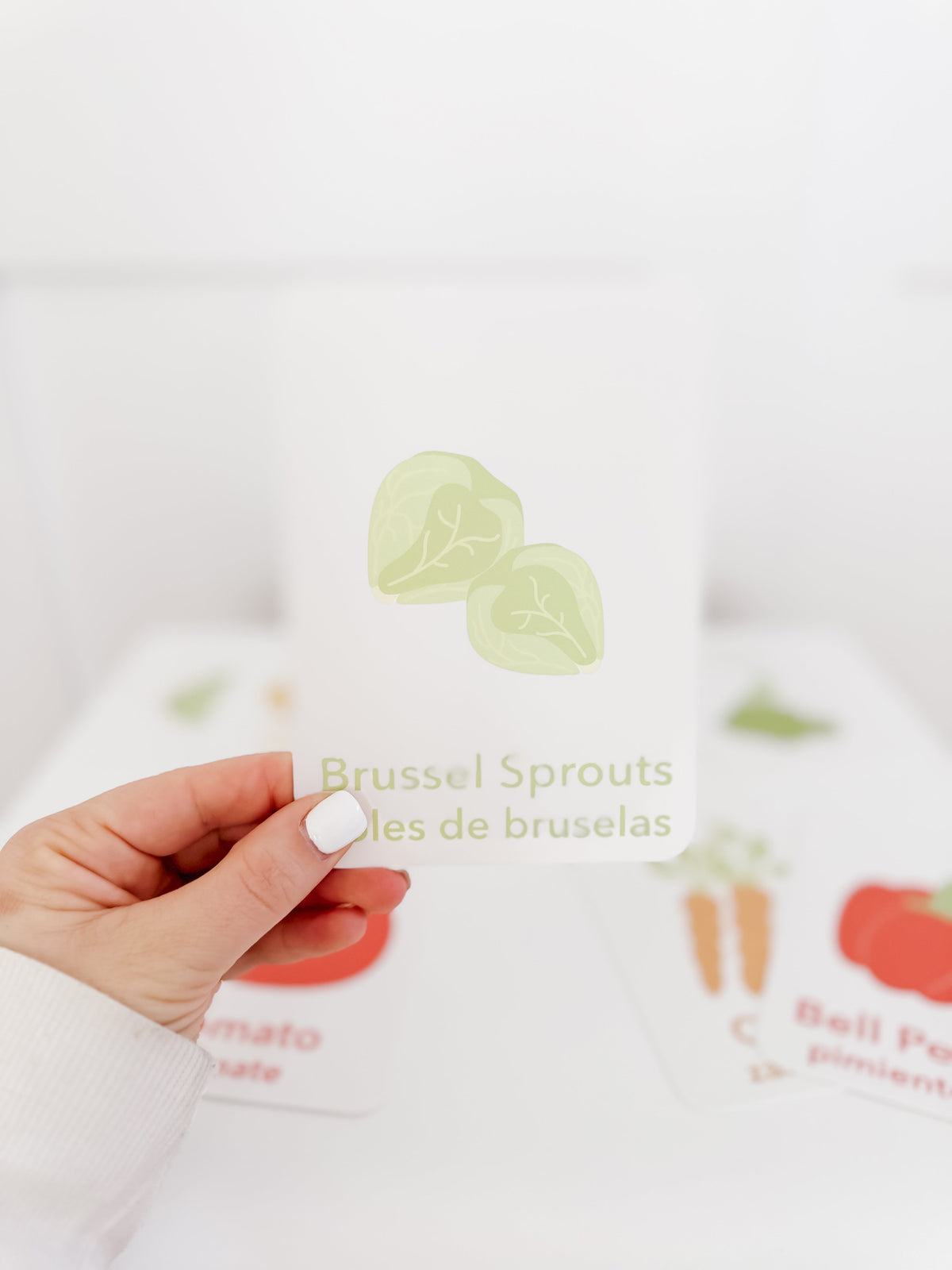 Vegetable Flashcards - The Baby Penguin
