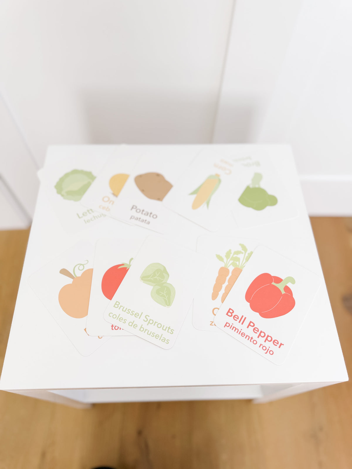 Vegetable Flashcards - The Baby Penguin