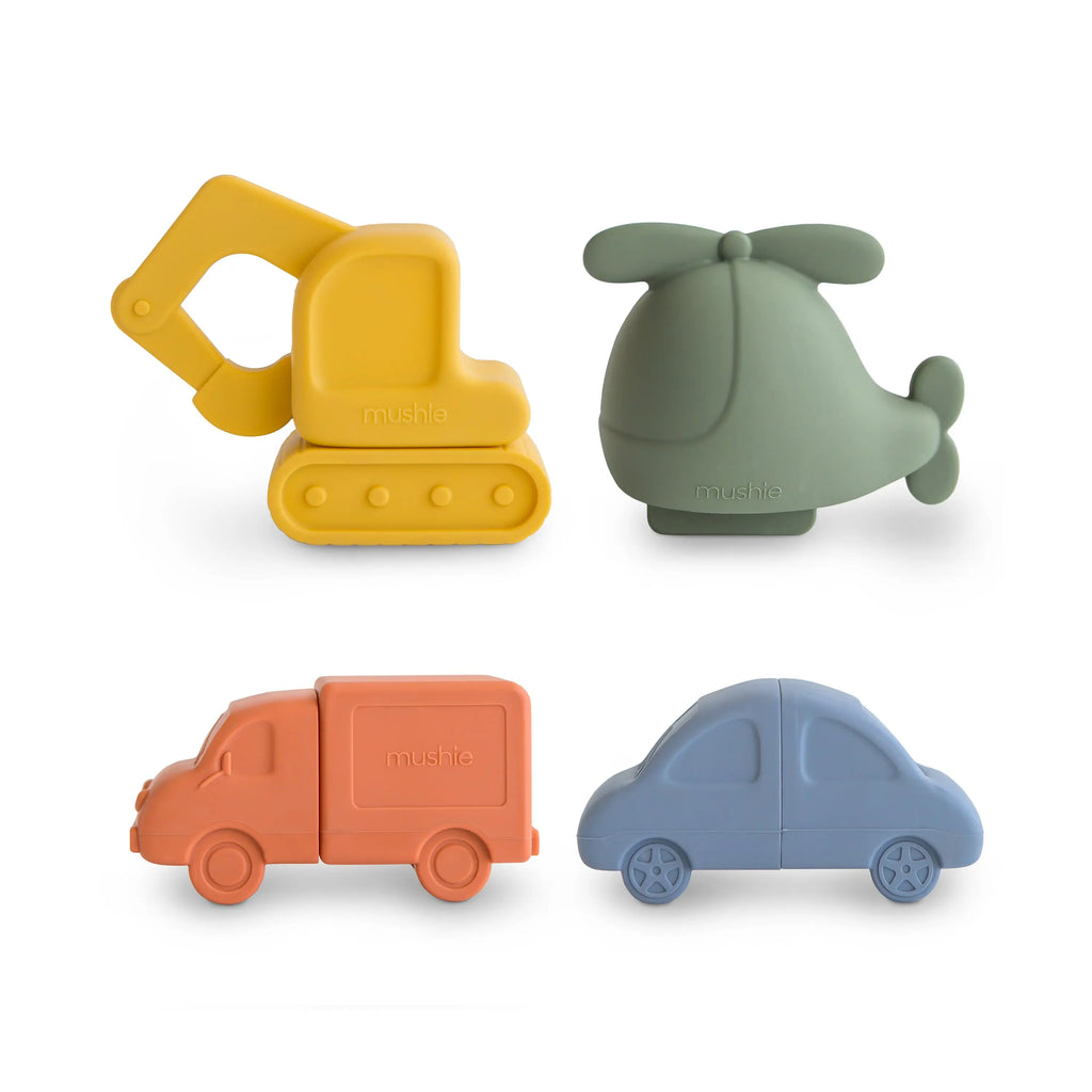 Vehicles Mold Free Bath Play Set | Vehicles Bath Play Set | The Baby Penguin