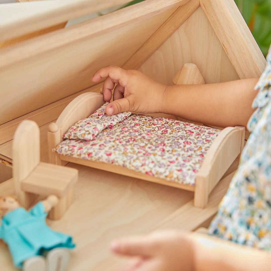 PlanToys Victorian Wooden Dollhouse, 3 Floors