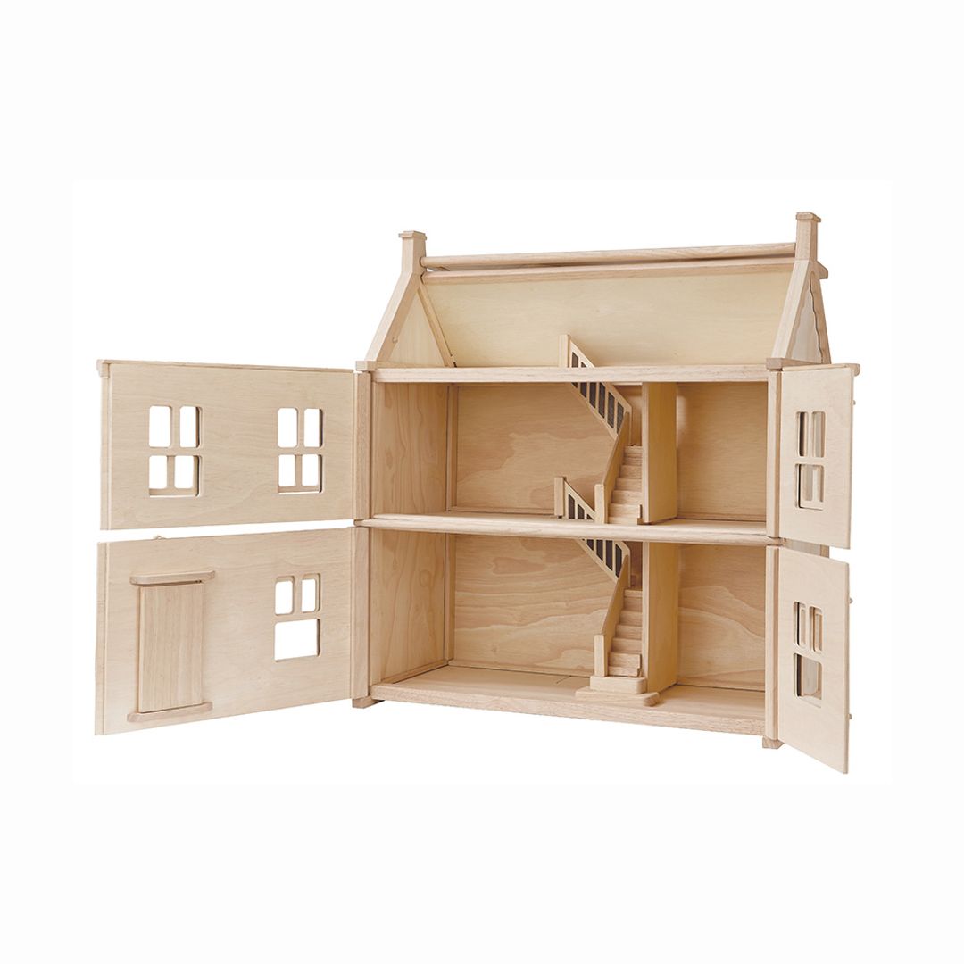 PlanToys Victorian Wooden Dollhouse, 3 Floors