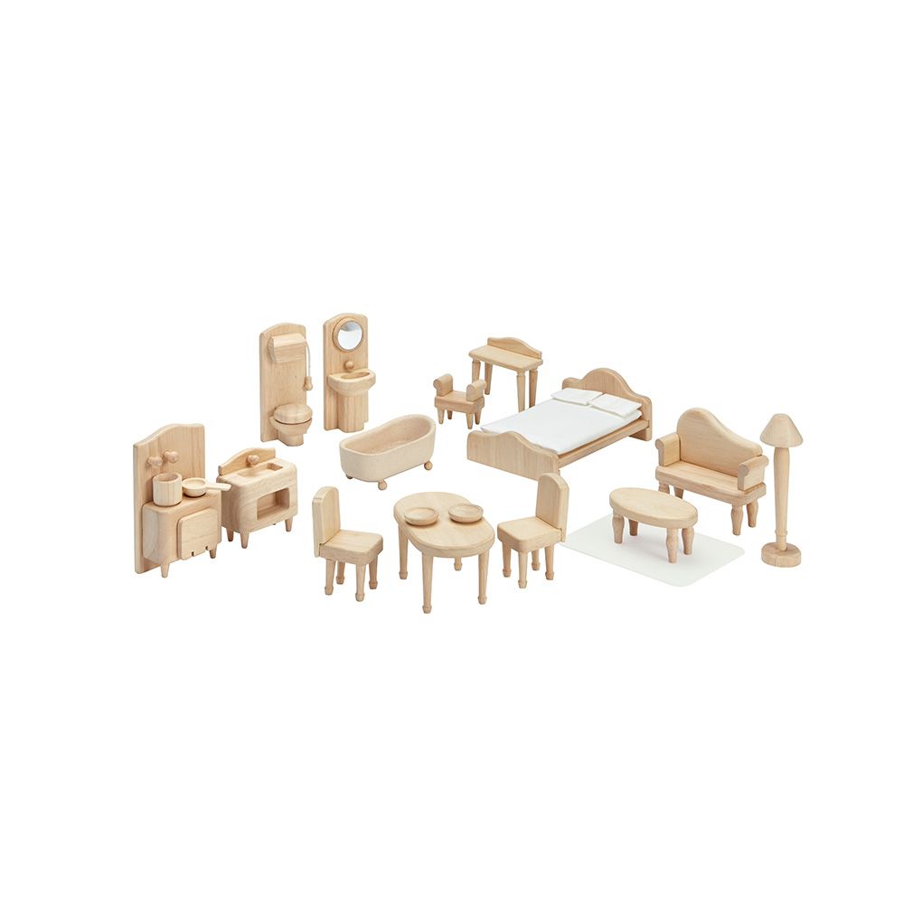 Victorian Furniture Set - Top Sustainable Toy - PlanToys USA - The Baby Penguin