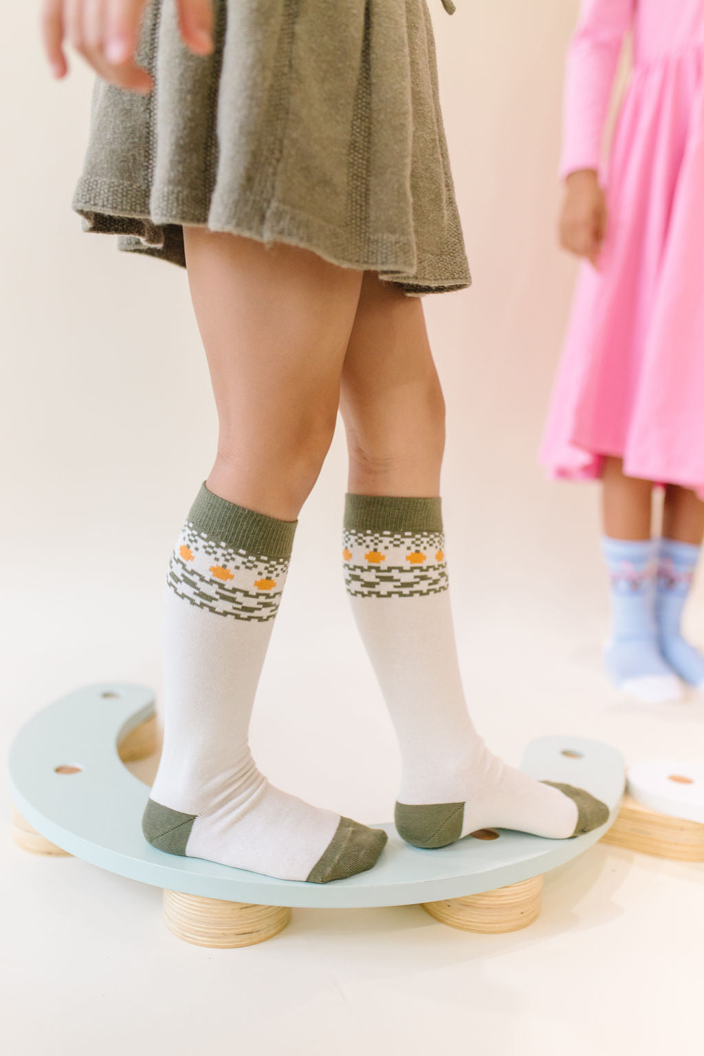 Vintage Pumpkin Knee High Sock - The Baby Penguin