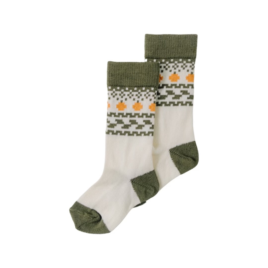 Vintage Pumpkin Knee High Sock - The Baby Penguin