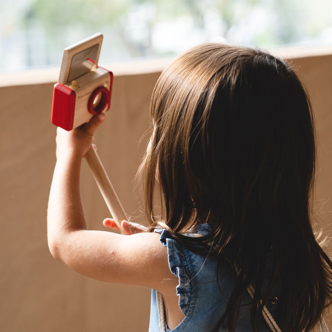 PlanToys Wooden Vlogger Pretend Camera Kit