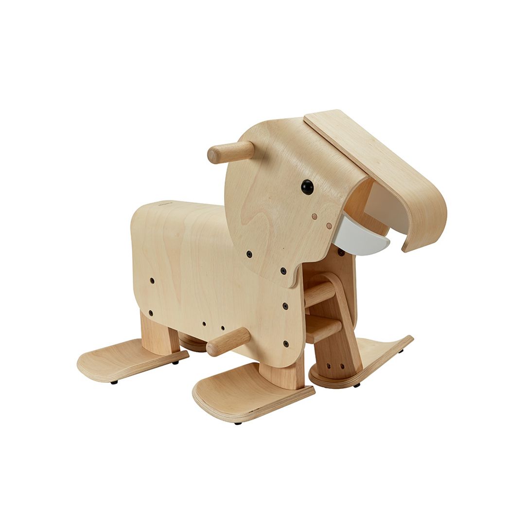 PlanToys Walking Elephant Wooden Ride-On