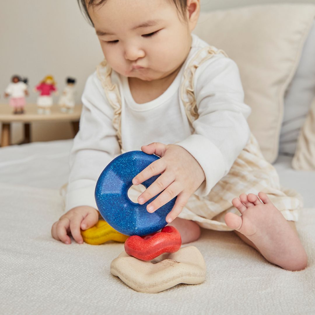 PlanToys Wooden Wave Stacker