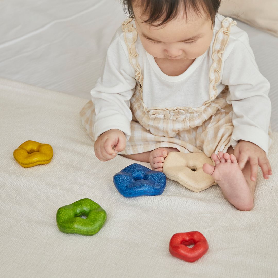 PlanToys Wooden Wave Stacker