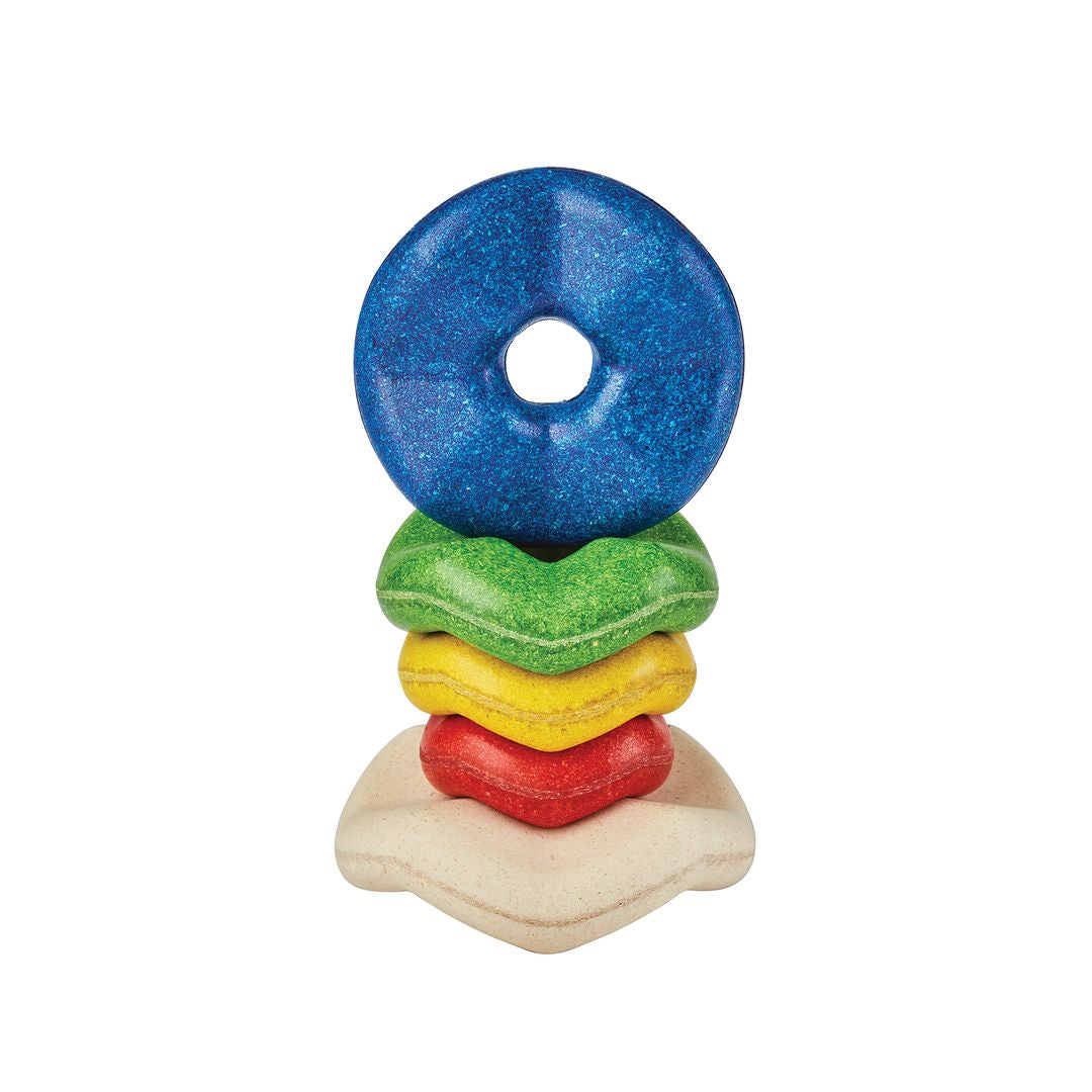 PlanToys Wooden Wave Stacker