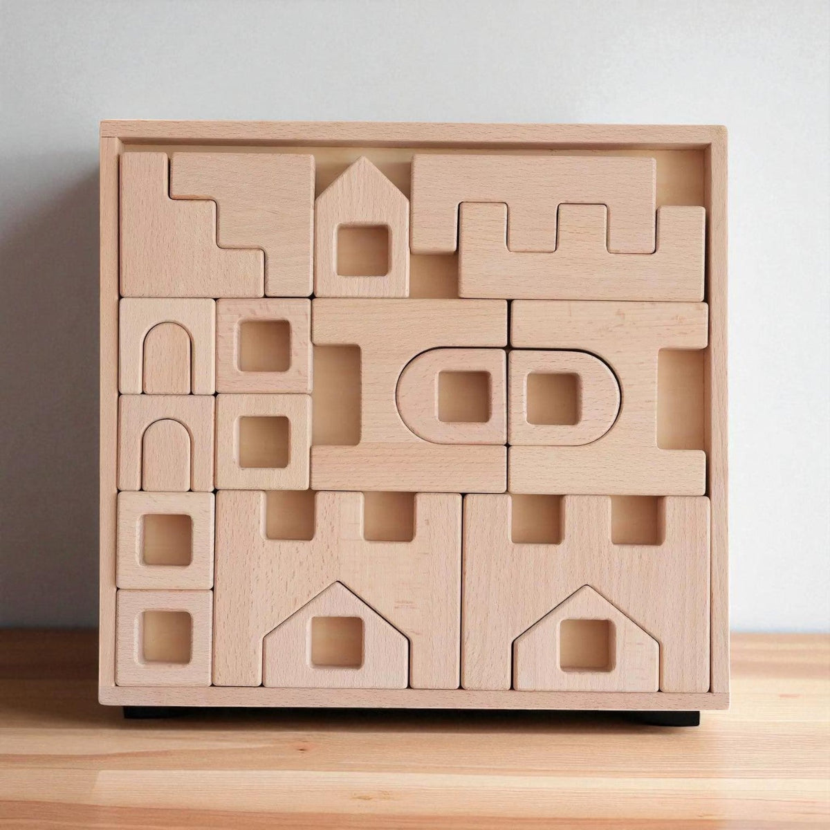 Architectural Beechwood Blocks – 21- or 26-Piece Set by Green Elephant Home and Toys – alternate view 4