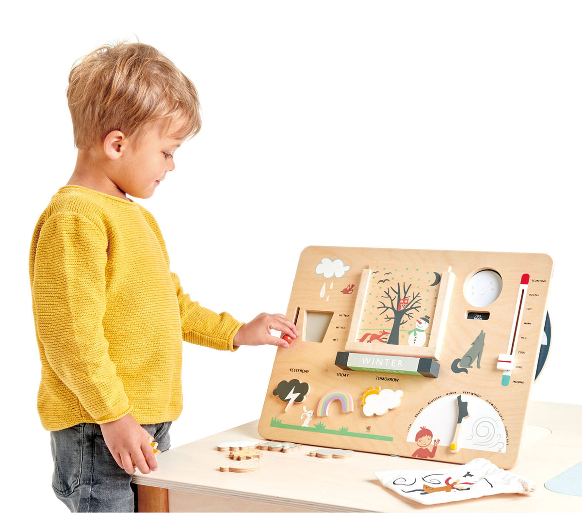 Tender Leaf Weather Watch Wooden Activity Board
