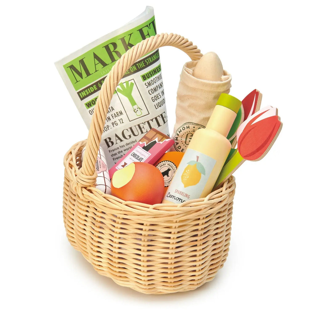  Wicker Shopping Basket Tender Leaf 