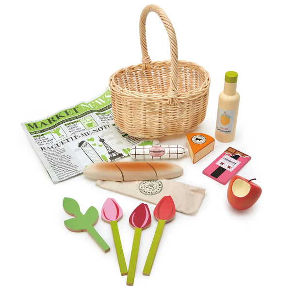  Wicker Shopping Basket Tender Leaf 