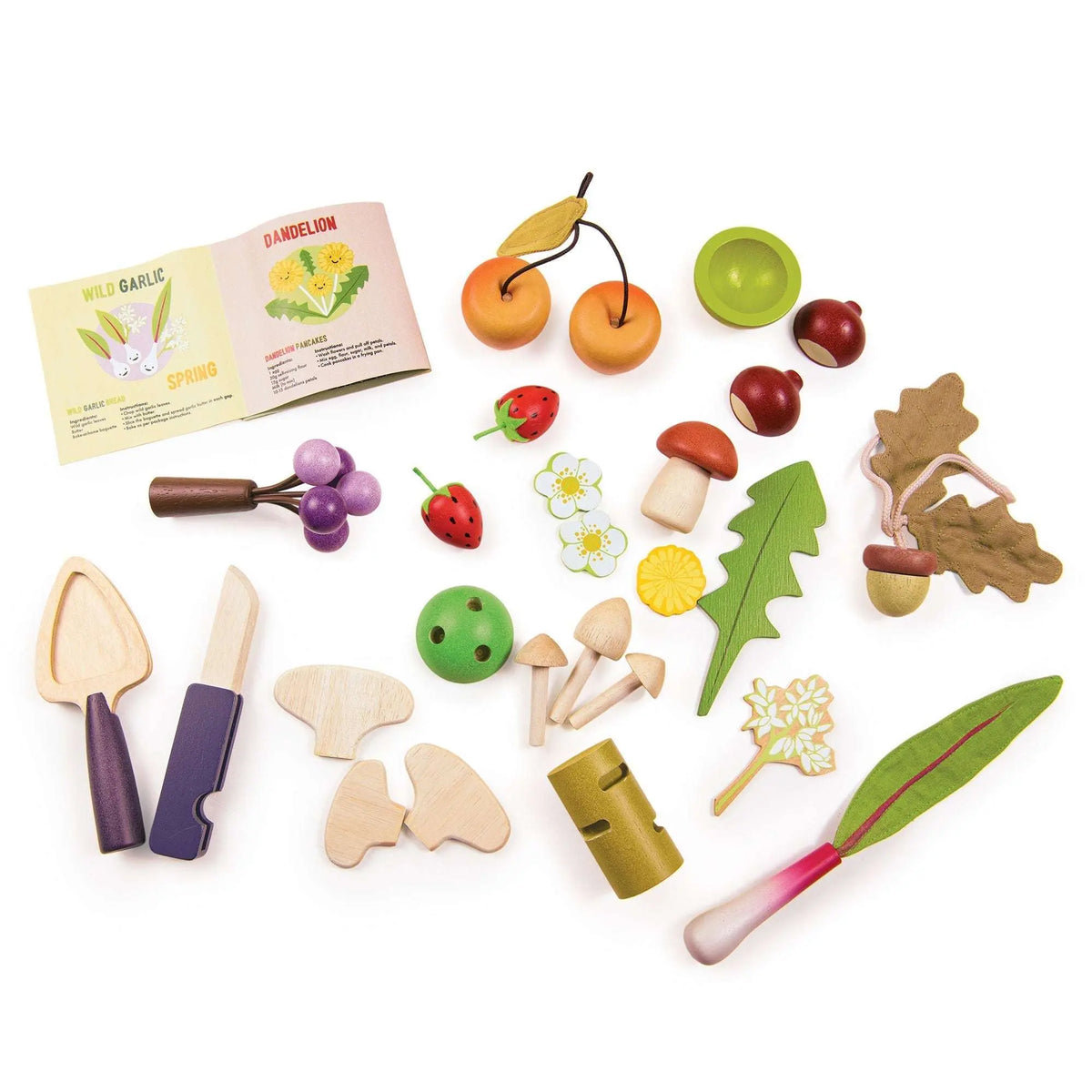 Tender Leaf Wild Wood Foraging Trug Pretend Play Set