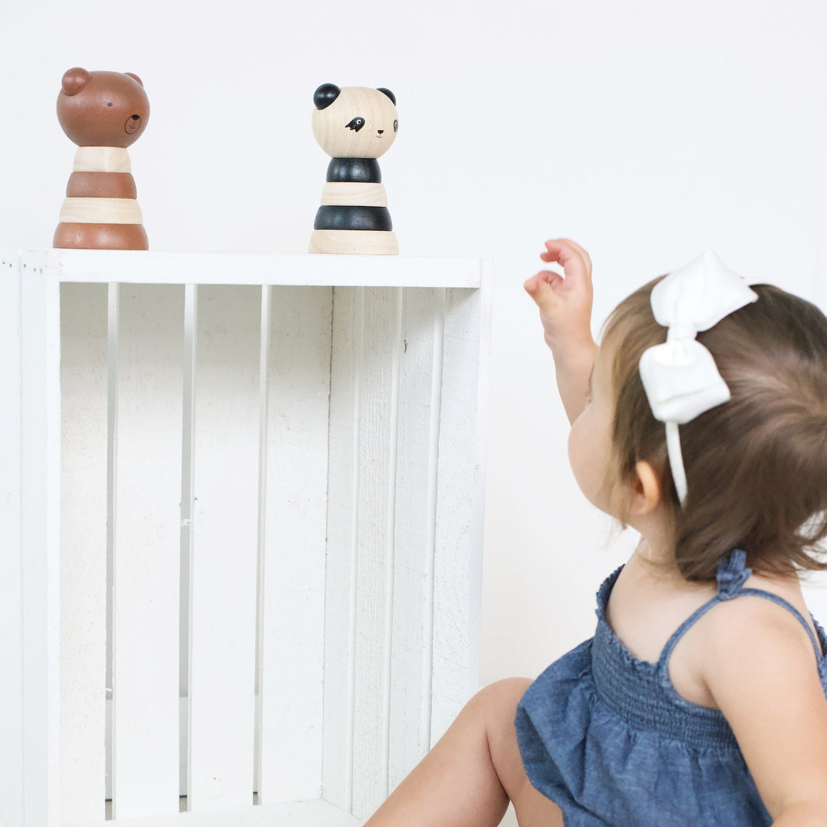 Wood Stacker - Bear - The Baby Penguin