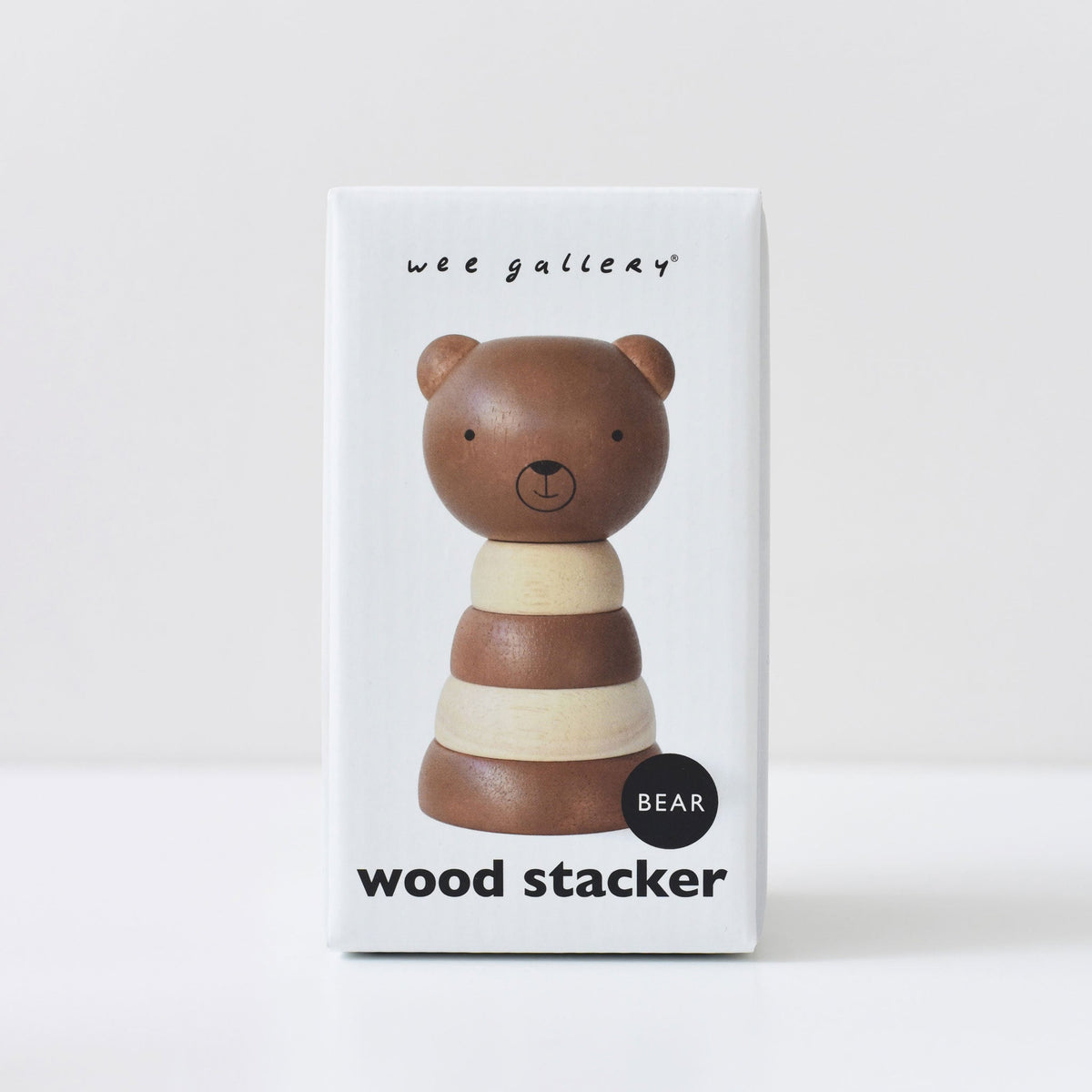 Wood Stacker - Bear - The Baby Penguin