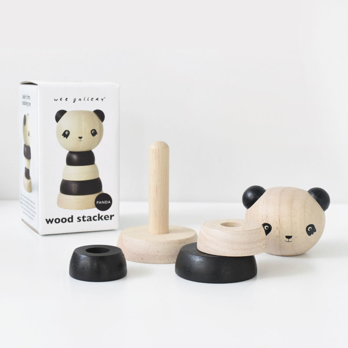 Wood Stacker - Panda - The Baby Penguin