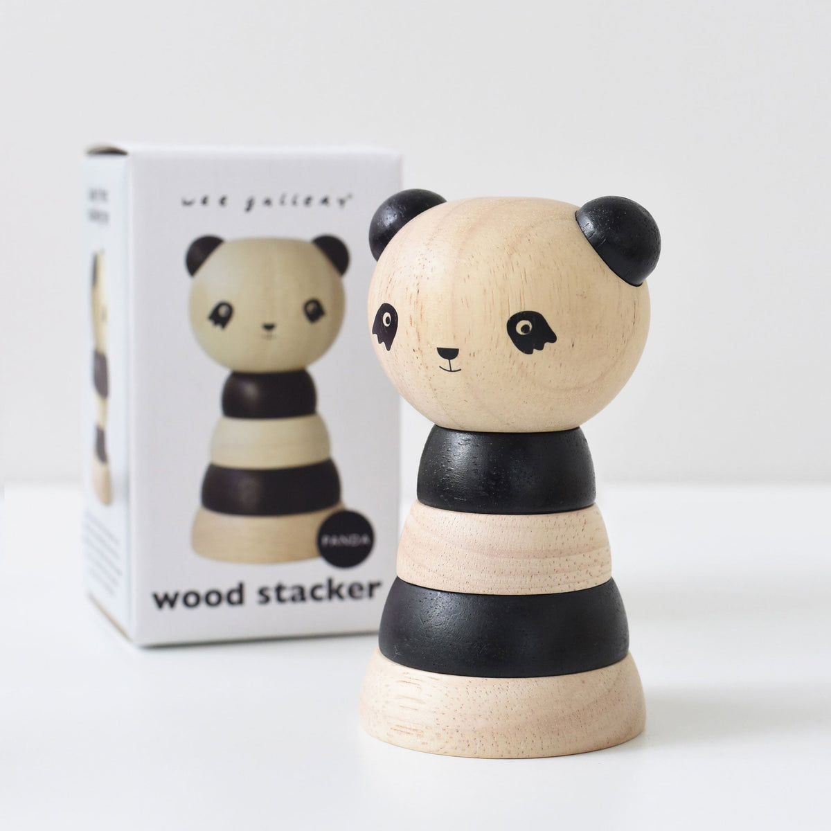 Wood Stacker - Panda - The Baby Penguin
