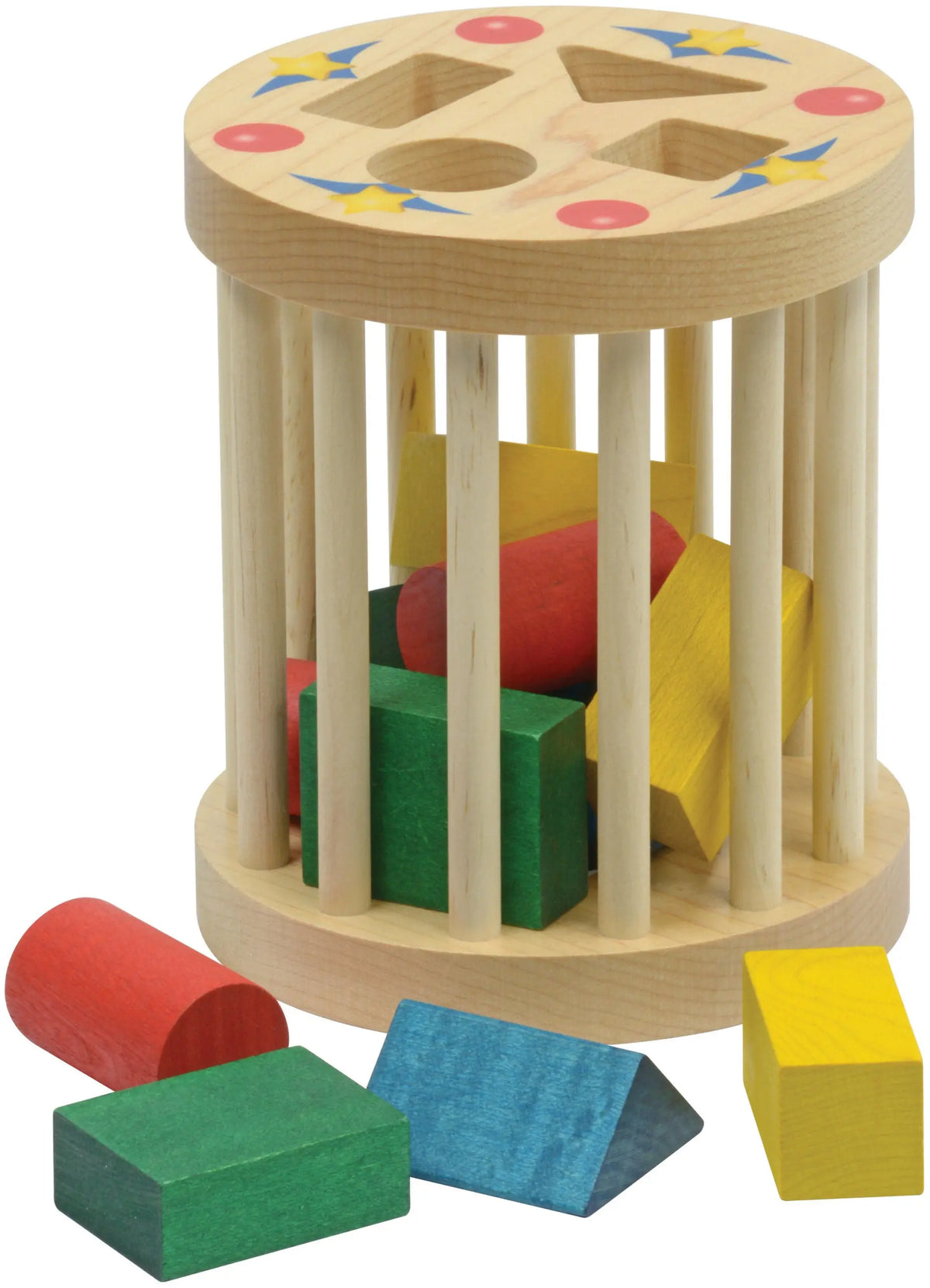 Wooden Cage Shape Sorter | Made in the USA