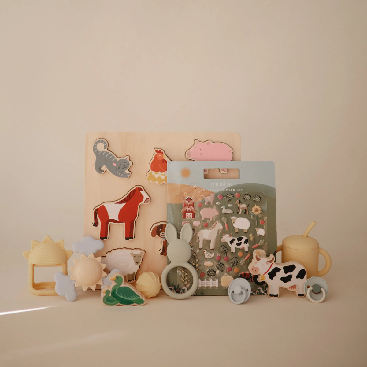 Wooden Farm Puzzle | Wooden Puzzle | The Baby Penguin