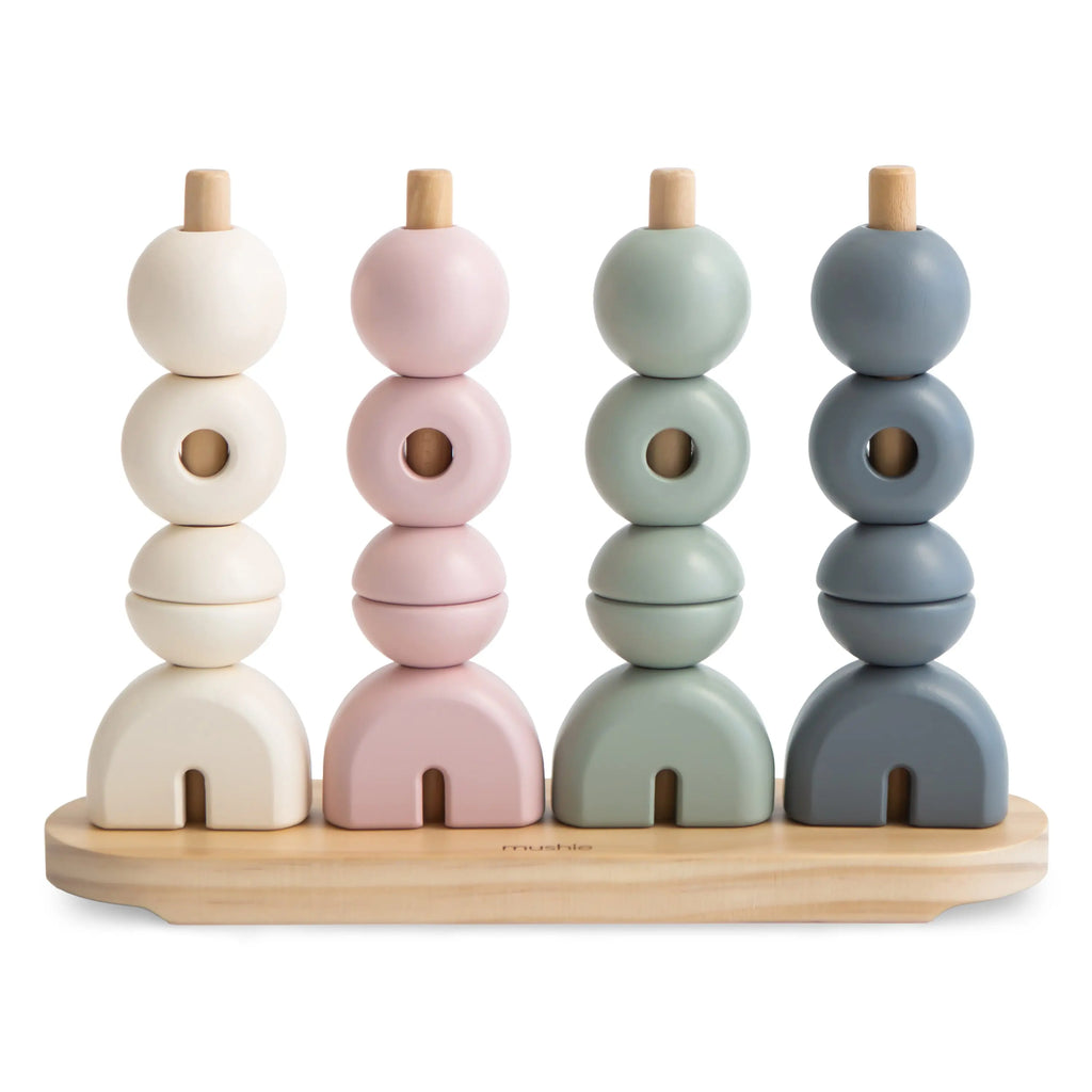 Wooden Multi Shape Stacker | Wooden Multi Shape Stacker | The Baby Penguin