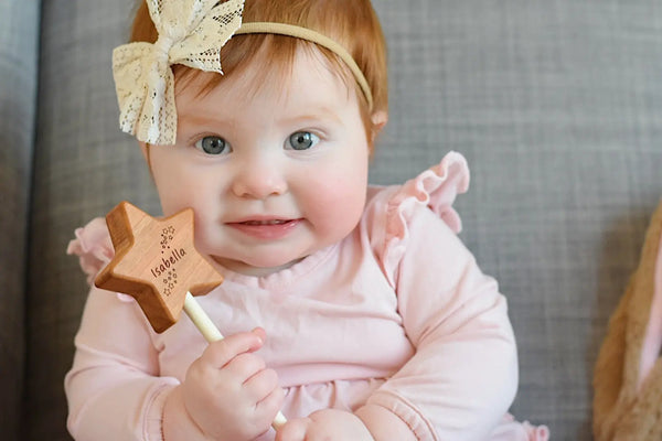 Wooden Star Wand | Made in the USA | Toys | The Baby Penguin